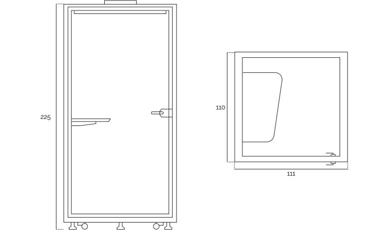 EchoBox Dimension Height and Top